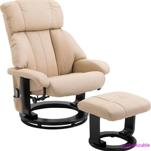 Massage, Recliner Chair with Ottoman
